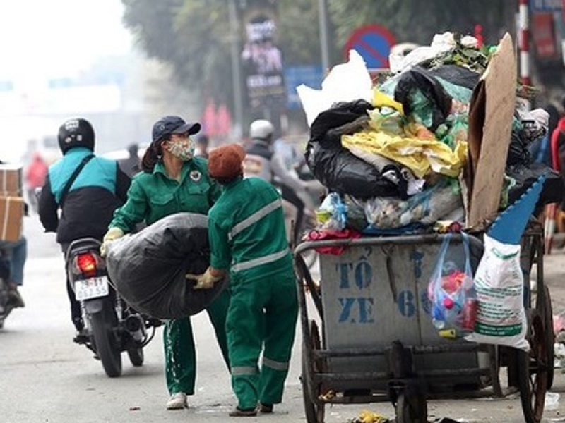 Quét, thu gom, vận chuyển rác tại TP Rạch Giá